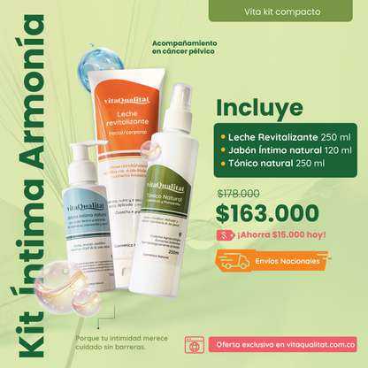 Kit Íntima Armonía – Cáncer en Zona Pélvica / Compacto