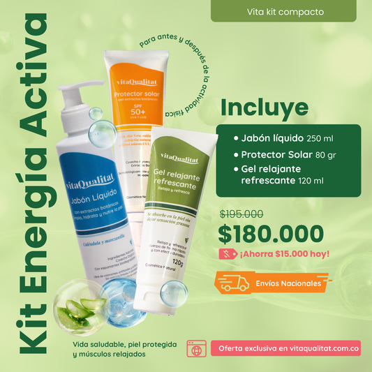 Kit Energía Activa – Para Antes y Después de la Actividad Física