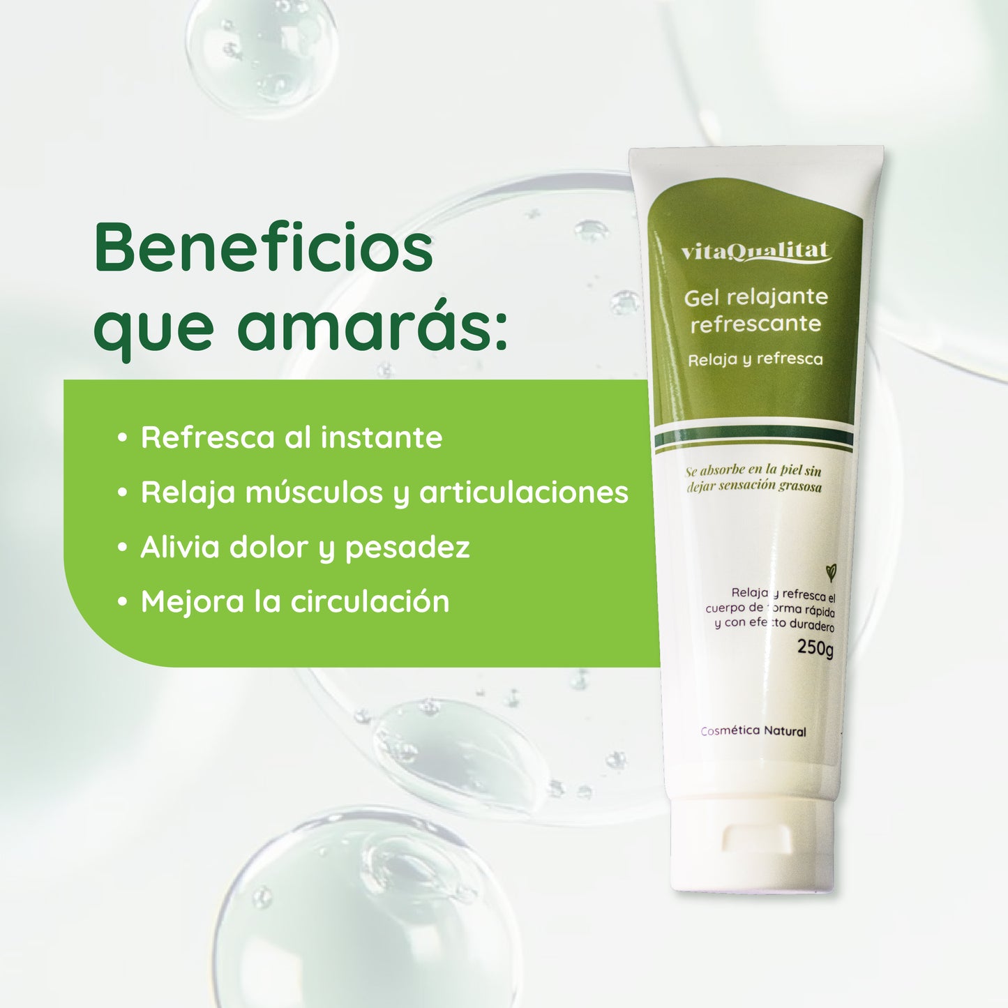 Gel Relajante Refrescante 250g