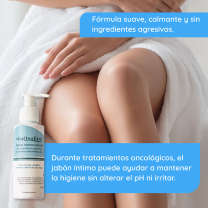 Jabón Íntimo Natural con Ácido Láctico 120 ml