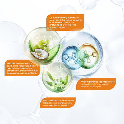 Leche Revitalizante | Crema Hidratante con Ácido Hialurónico 250ml