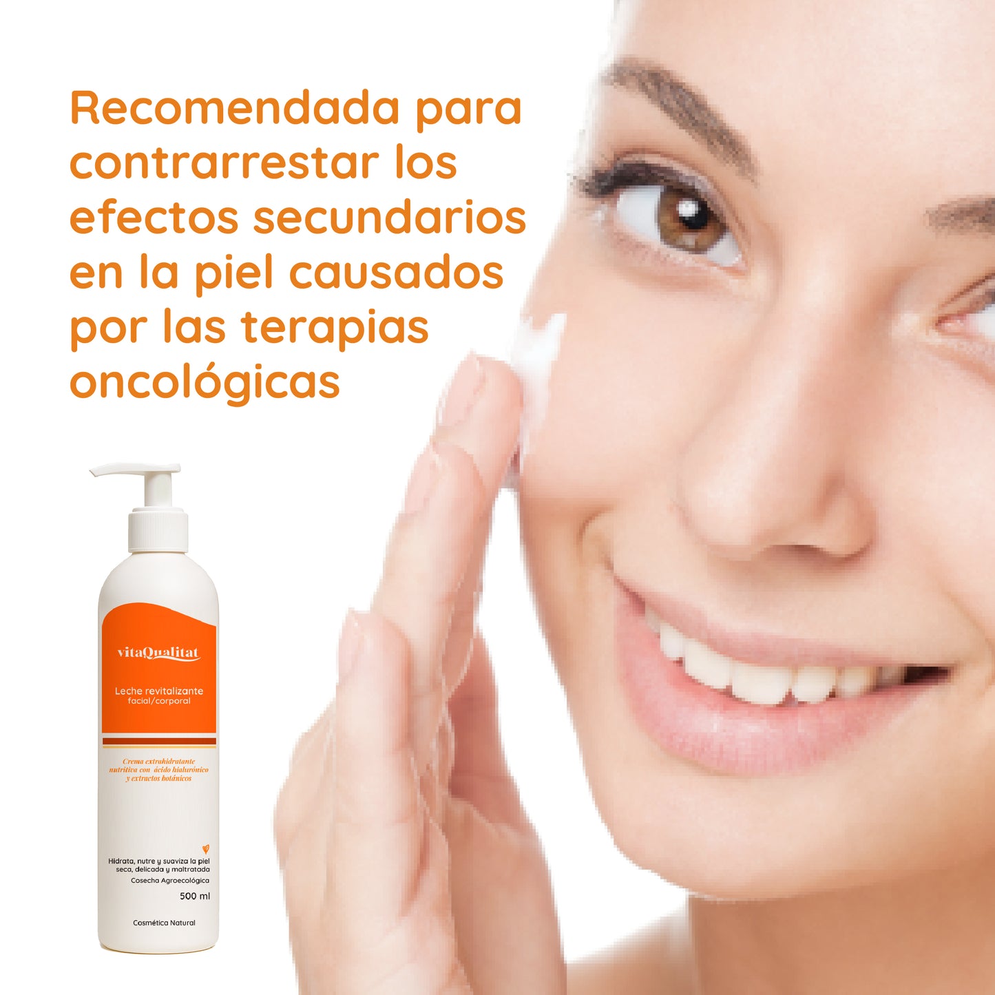 Leche Revitalizante | Crema Hidratante con Ácido Hialurónico