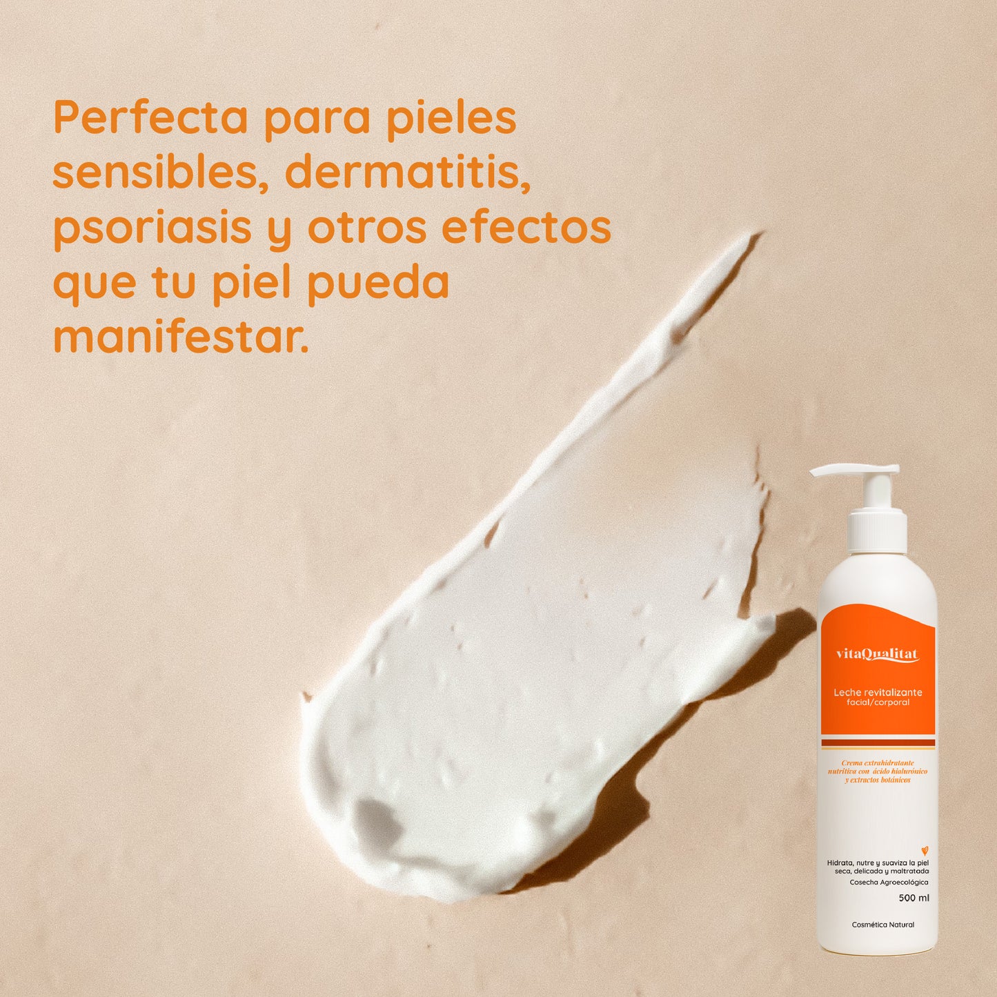 Leche Revitalizante | Crema Hidratante con Ácido Hialurónico