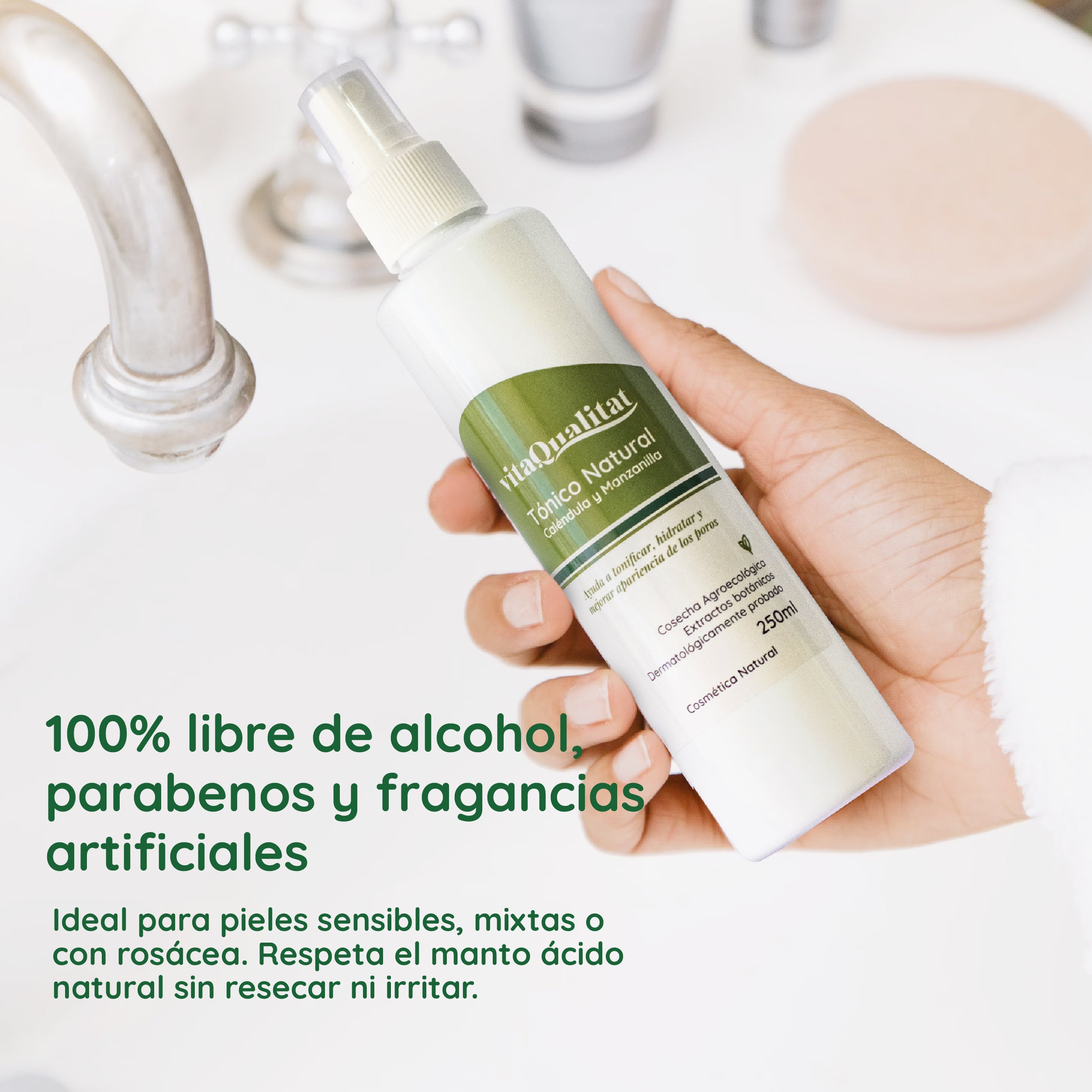 Tónico natural caléndula y manzanilla 250ml